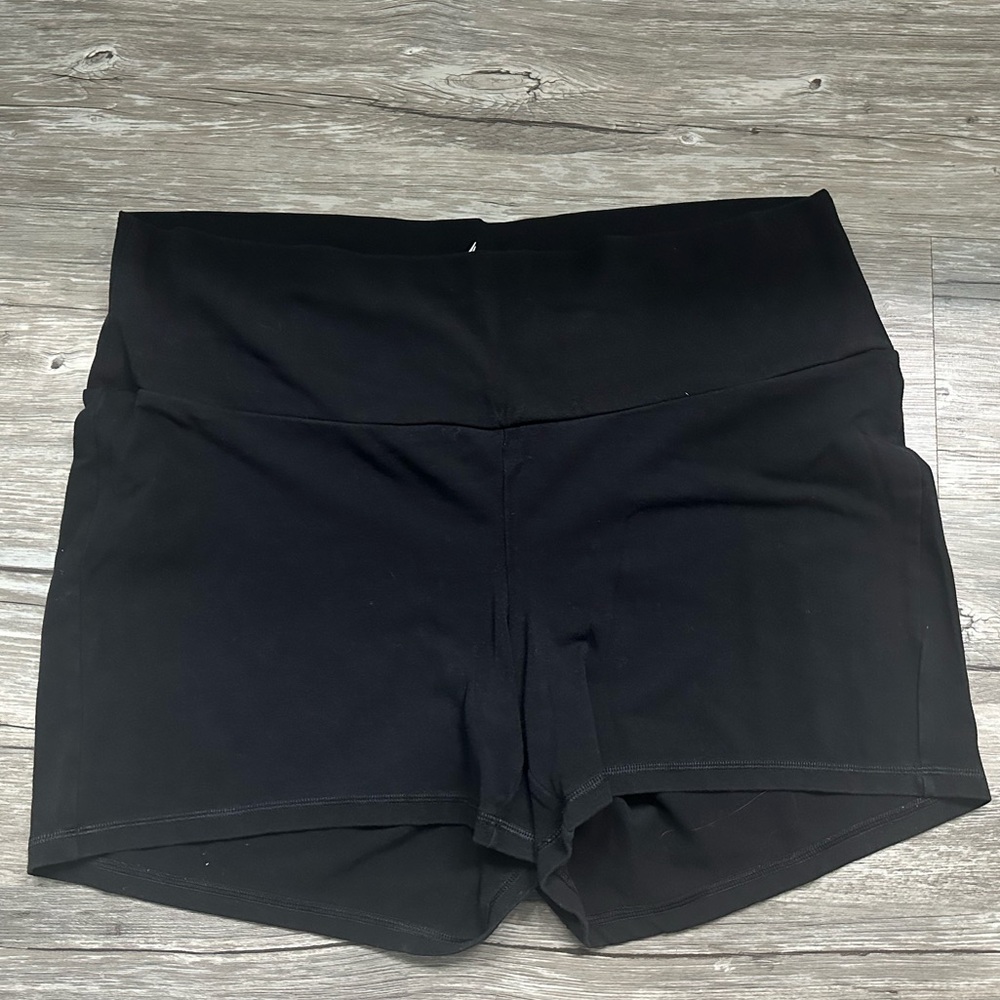 Old Navy Maternity Knit Black Knit Shorts size Large